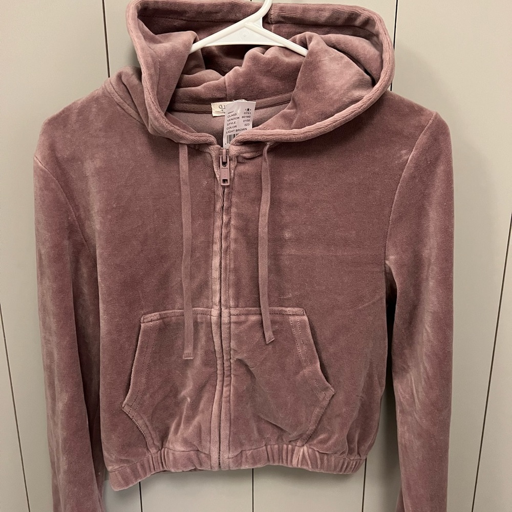 NWT John Galt Velour Cropped Jacket
